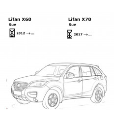 Фаркоп на Lifan X70 3323-A