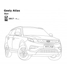 Фаркоп на Geely Atlas 9014-A