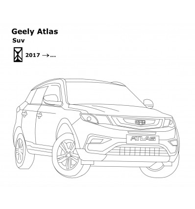 Фаркоп на Geely Atlas 9014-A