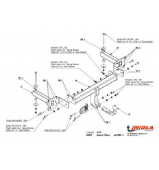 Фаркоп на Subaru Tribeca U/003