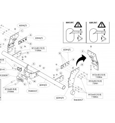 Фаркоп на Mitsubishi L200 604400