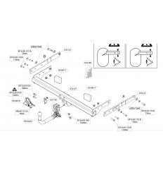 Фаркоп на Ford Kuga 632100