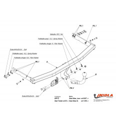 Фаркоп Seat Altea S/013