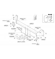 Фаркоп на BMW X3 648500