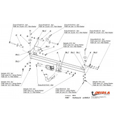 Фаркоп на Fiat Brava F/001