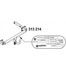 Фаркоп на Mercedes C 313214600001