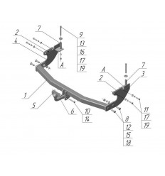 Фаркоп на Great Wall Hover GW03