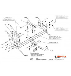 Фаркоп на Mitsubishi Outlander Y/021