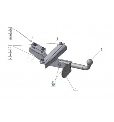 Фаркоп на Hyundai Matrix HY14