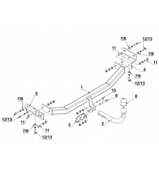 Фаркоп на Hyundai i30 T 52