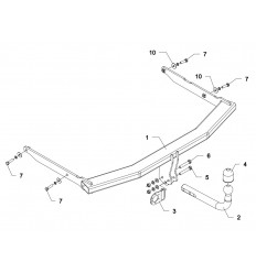 Фаркоп на Mazda 3 M52