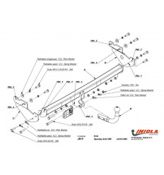 Фаркоп на Hyundai Getz J/019