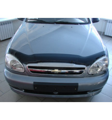 Дефлектор капота (отбойник) на Chevrolet Lanos SCHLAN9812