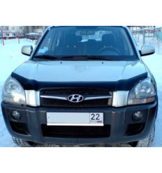 Дефлектор капота (отбойник) на Hyundai Tucson SHYTUC0512