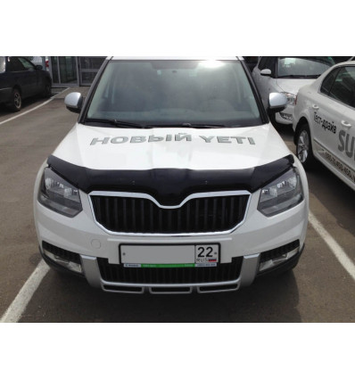 Дефлектор капота (отбойник) на Skoda Yeti SSCYET1312