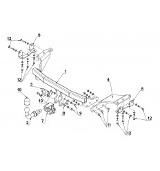 Фаркоп на Mitsubishi Outlander Z 38A