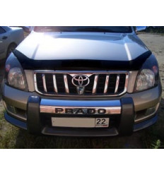 Дефлектор капота (отбойник) на Toyota Land Cruiser Prado 120 STOLCP0112