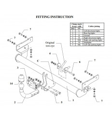 Фаркоп на Mitsubishi Carisma Z23