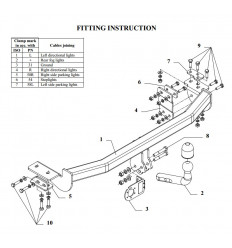 Фаркоп на Nissan Almera V08