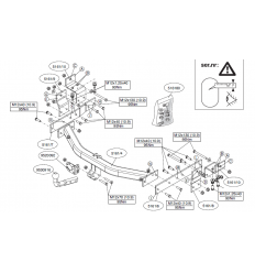 Фаркоп на Hyundai H1 Starex Grand 516100