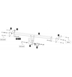 Фаркоп на Skoda Rapid 21.2873.12