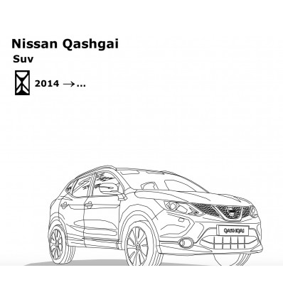 Фаркоп на Nissan Qashqai 4382-A