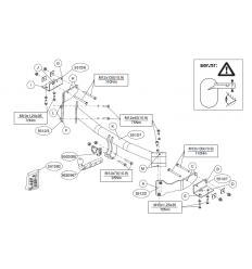 Фаркоп на Hyundai ix55 551200