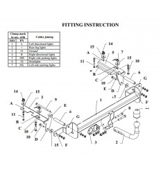 Фаркоп на Opel Zafira B E 48