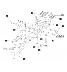 Фаркоп на Toyota Land Cruiser 200 24.1994.12