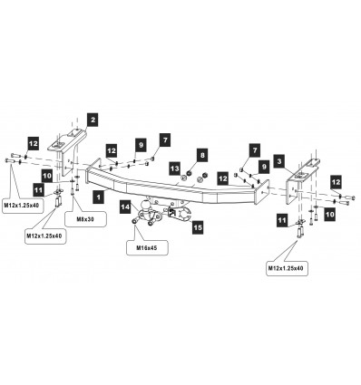 Фаркоп на Lexus GX 460 24.2603.21