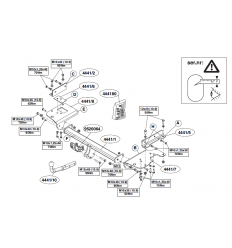 Фаркоп на Kia Sportage 2 444100