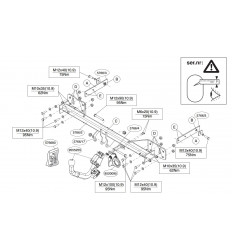 Фаркоп на Mercedes CLA 576600