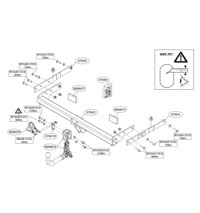 Фаркоп на Ford Kuga 575000