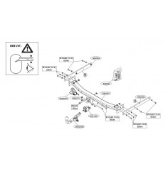 Фаркоп на Ford Kuga 506000