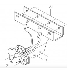 Фаркоп на Jeep Wrangler 342104600001