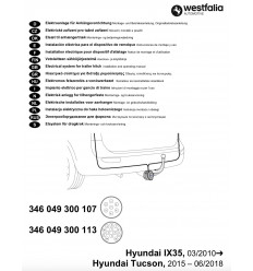 Электрика оригинальная на Hyundai ix35/Tucson 346049300113