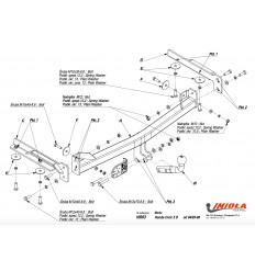 Фаркоп на Honda Civic H/003