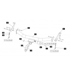 Фаркоп на Infinity QX 56 15.1795.32