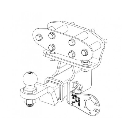 Фаркоп на Toyota Land Cruiser 200 24.2443.32