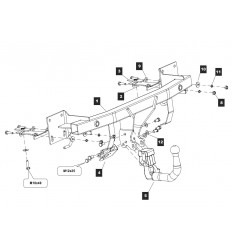 Фаркоп на Mazda CX-5 12.2157.32