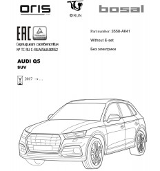 Фаркоп на Audi Q5 3558-AK41