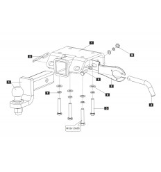 Фаркоп на Volkswagen Amarok 26.1945.31