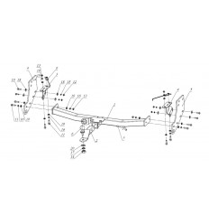 Фаркоп на Isuzu D-Max FA 0996-E