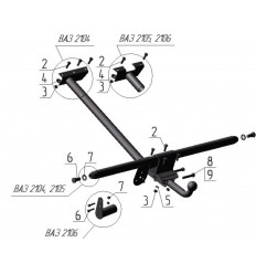 Фаркоп на ВАЗ-2104 VAZ-34