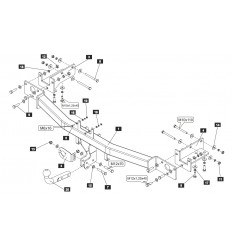 Фаркоп на Hyundai ix55 10.2108.12