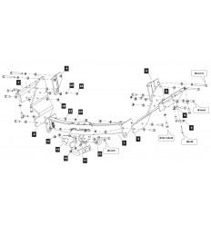 Фаркоп на Mitsubishi Pajero 4 14.2062.56