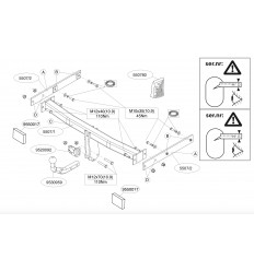 Фаркоп на Audi A6 550700