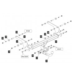 Фаркоп на Renault Duster 18.2200.12