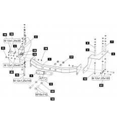 Фаркоп на Great Wall Hover H3 28.1817.21