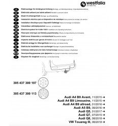 Электрика оригинальная на Audi A4/A5/Q5/Q7/Q8 305437300113